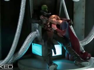 Wickedparodies - supergirl seduces braniac în anal sex