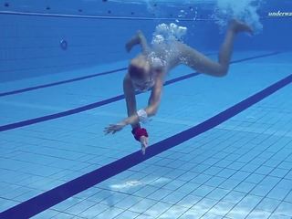 Elena Proklova Underwater Mermaid in Pink Dress: HD sex video f2