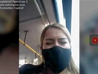 Meesteres op een bus clips haar tieten riskant, gratis x nominale film 76