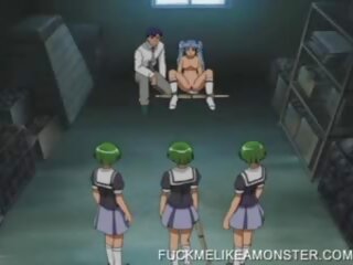 Jong dame bounded en probed door evil vrienden hentai. | xhamster