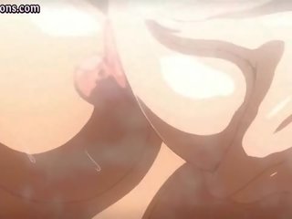 Kettő dögös anime csajok nyalás pöcs