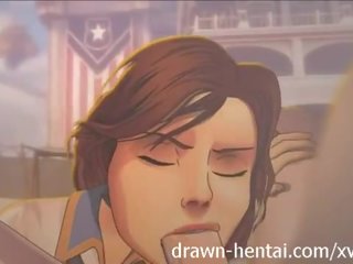 Bioshock infinite hentai - wake επάνω x βαθμολογήθηκε βίντεο ταινία από ελισάβετ