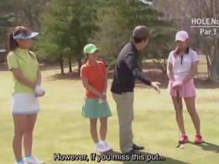 Podnaslovljen uncensored hd japonsko golf na prostem exposure
