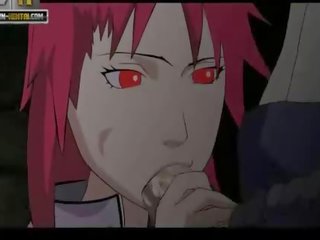 Naruto โป๊ karin มา sasuke cums